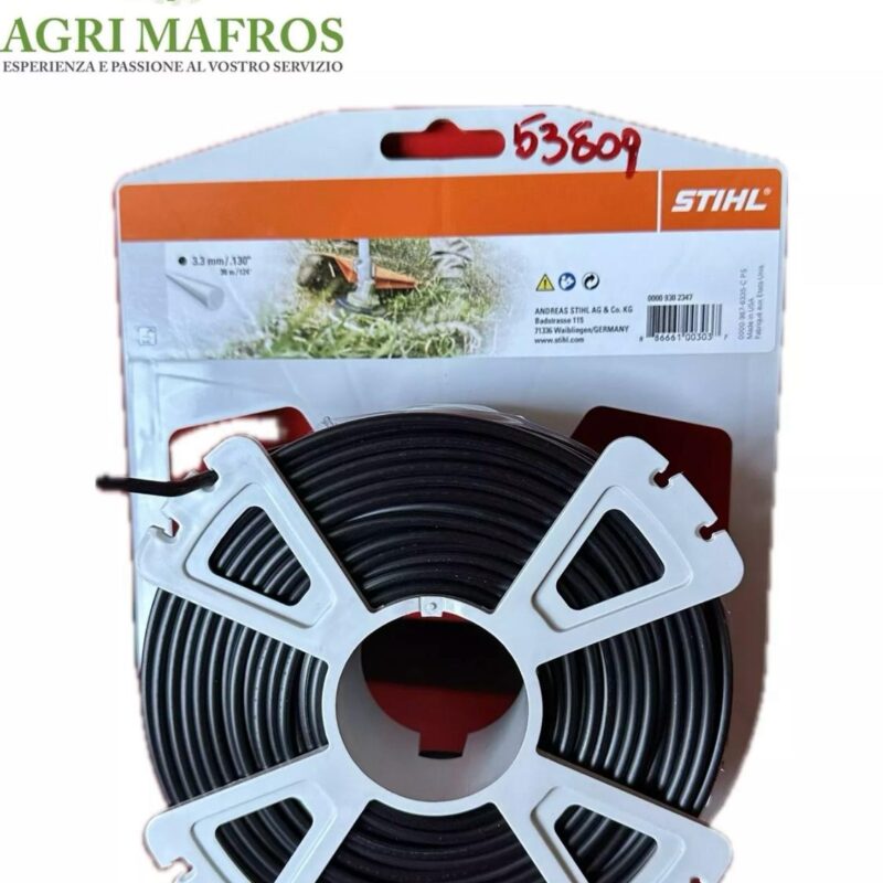 BOBINA FILO TONDO 3.3MM X38 MT STIHL