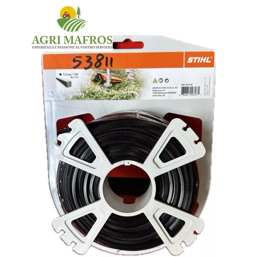 BOBINA FILO QUADRO 3.3MMX38MT STIHL