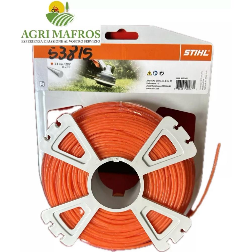 BOBINA FILO TONDO SILENZIOSO 2.4MMX83MT STIHL