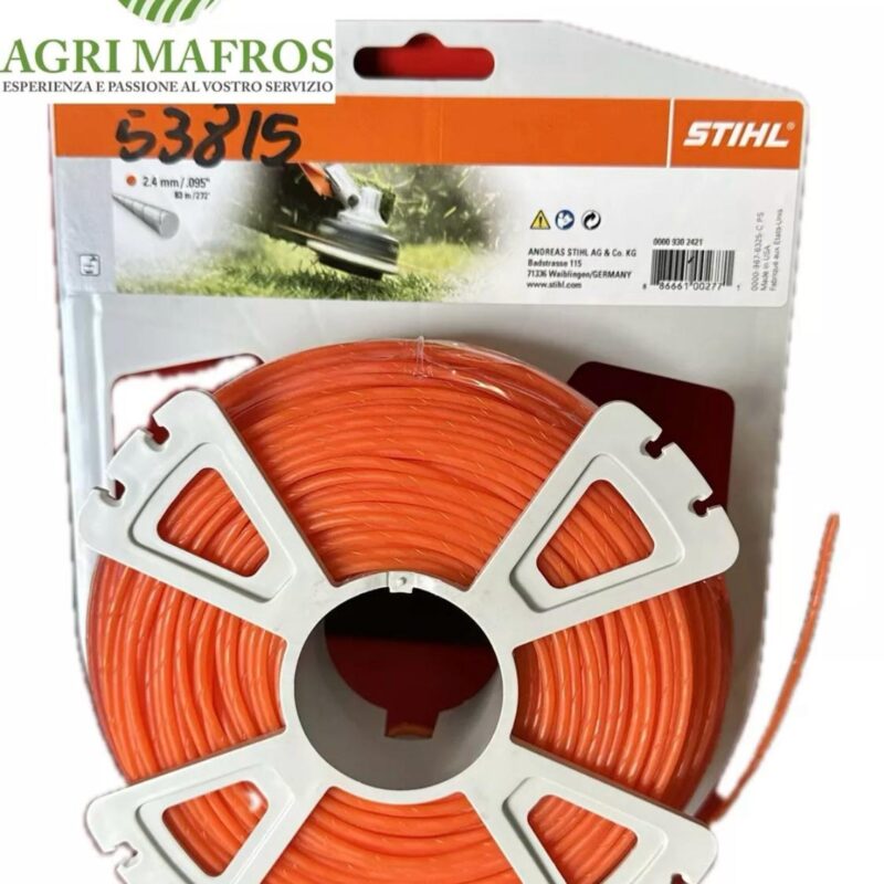 BOBINA FILO TONDO SILENZIOSO 2.4MMX83MT STIHL
