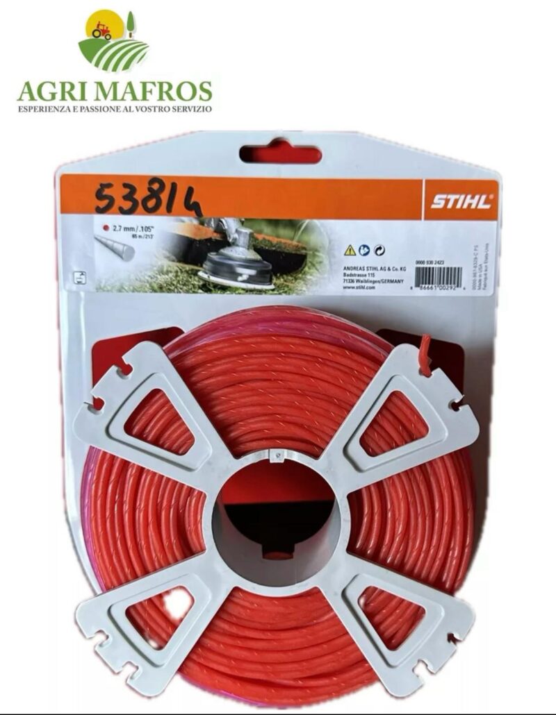 BOBINA FILO TONDO SILENZIOSO 2.7MMX65MT STIHL