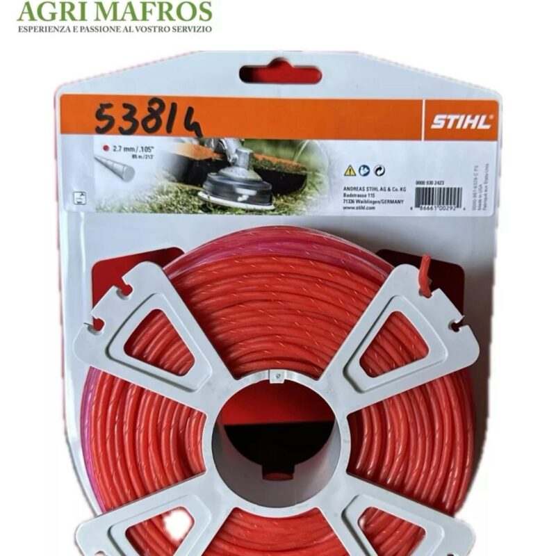 BOBINA FILO TONDO SILENZIOSO 2.7MMX65MT STIHL