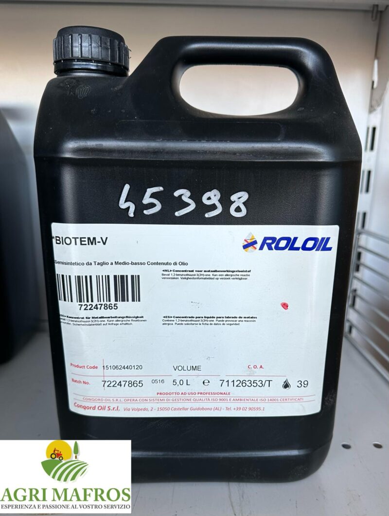 LUBRIFICANTE DA TAGLIO BITEM-V 5LT