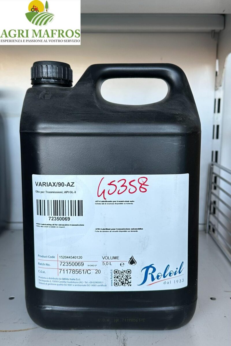 OLIO PER TRASMISSIONI VARIAX 90 5LT