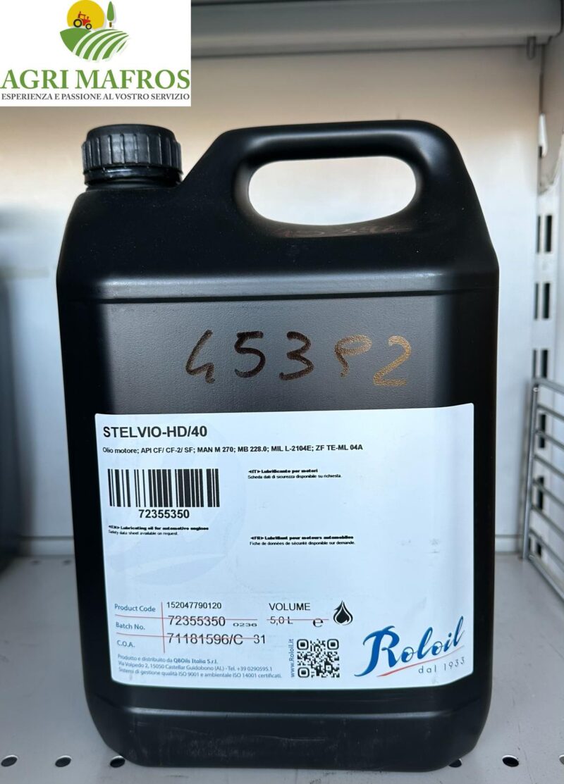 OLIO MOTORE DIESEL STELVIO 5LT