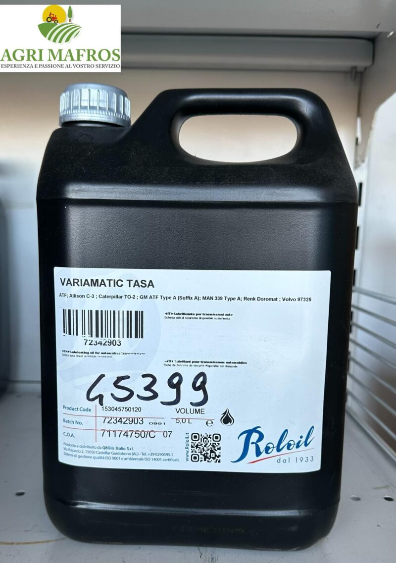 OLIO PER IDROGUIDA VARIAMATIC 5LT