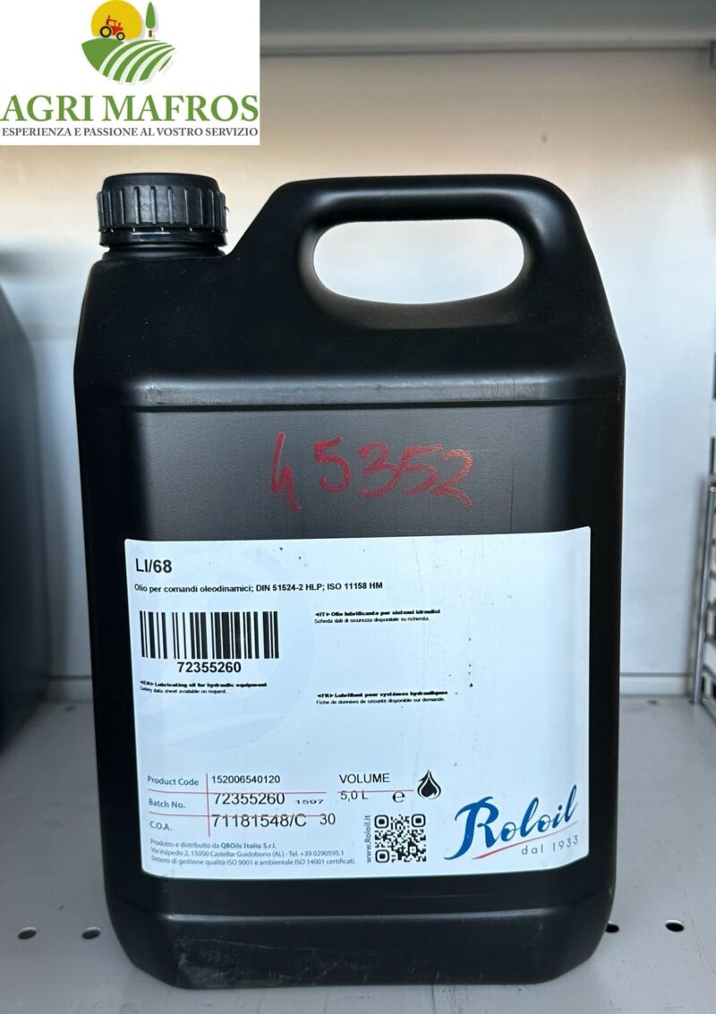OLIO IDRAULICO LI68 5LT