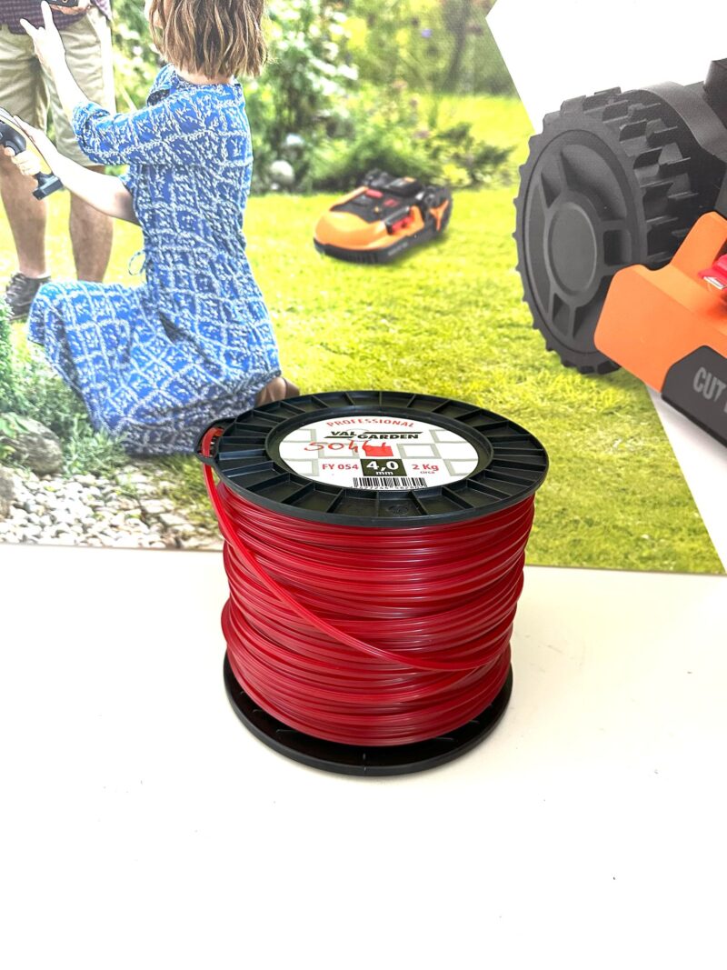 BOBINA FILO QUADRO 4.0MMX120MT 2KG VAL GARDEN
