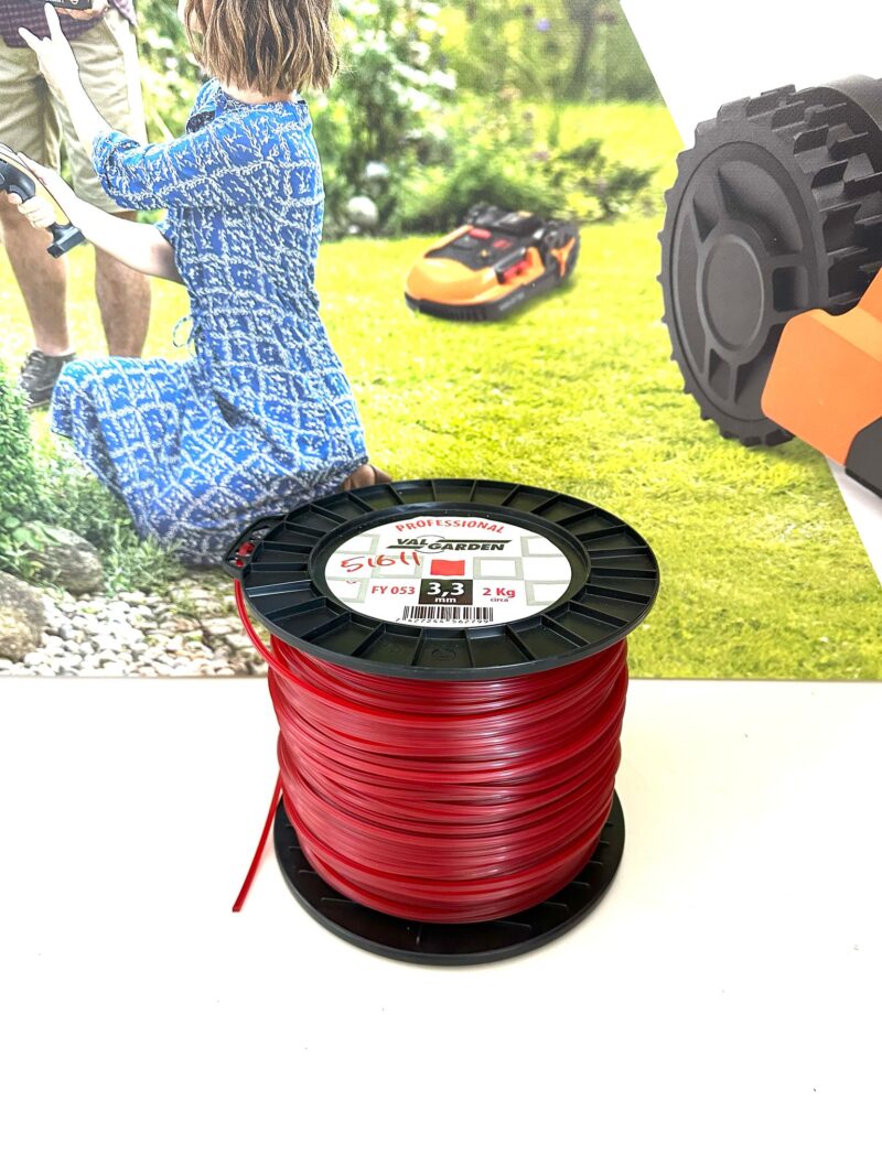 BOBINA FILO QUADRO 3.3MMX180MT 2KG VAL GARDEN