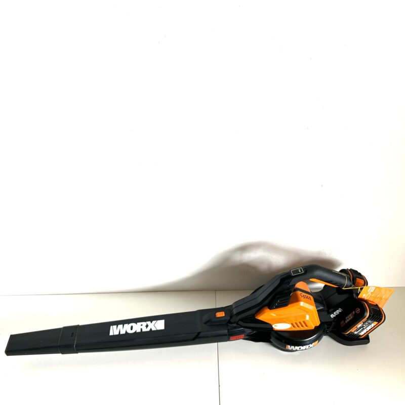 SOFFIATORE,ASPIRATORE WORX WG583E CON 2 BATTERIE DA 4AH E CARICABATTERIE DOPPIA SLITTA - immagine 2