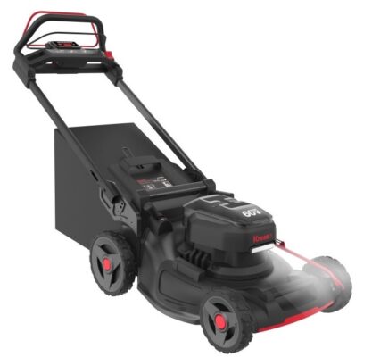RASAERBA KRESS MOD. KG760E TRAZIONATA A BATTERIA 60V 51 CM DI TAGLIO CON UNA BATTERIA 4 AH E CARICABATT.