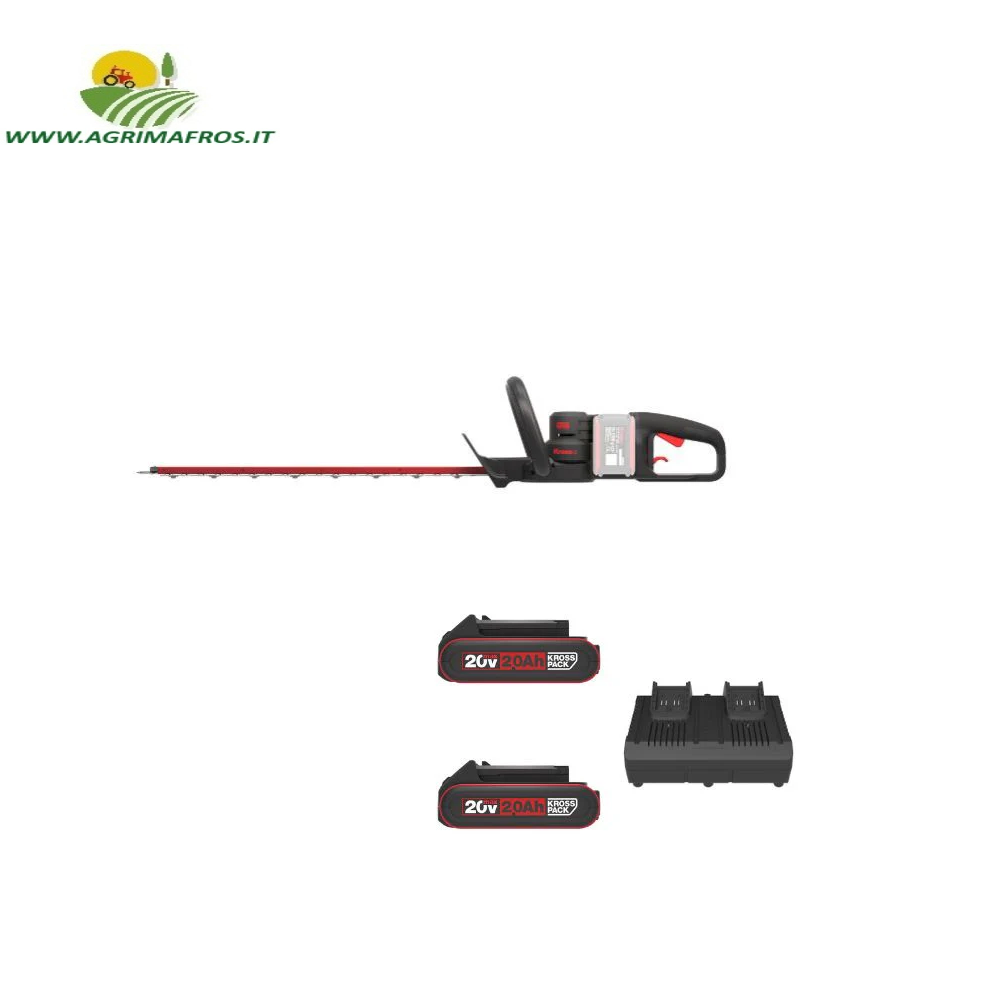 TAGLIASIEPI KRESS MOD. KG285 A BATTERIA 60V 61CM LUNG. LAMA CON BATTERIA E CARICABATT.
