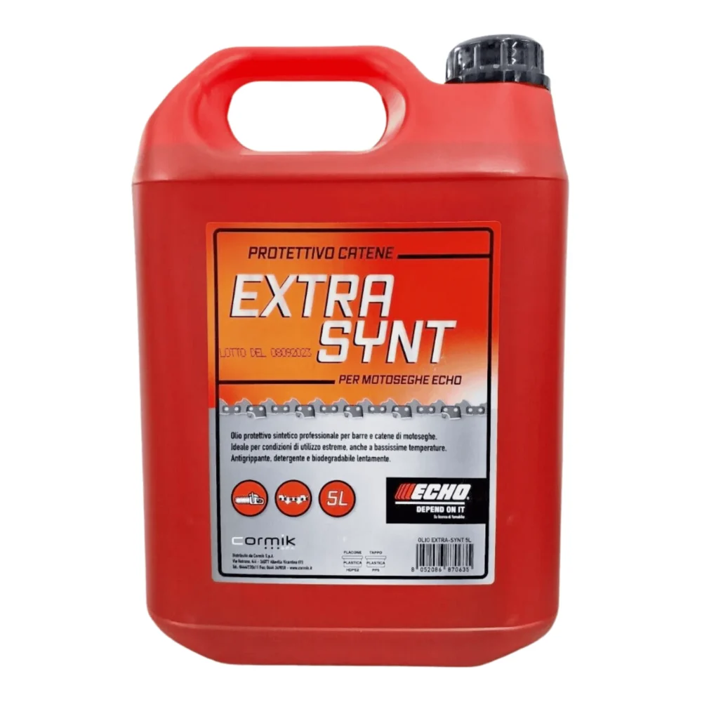 OLIO ECHO PROTETTIVO SINTETICO PER POTATORI MOTOSEGA MINI SEGA EXTRA-SYNT LT.5